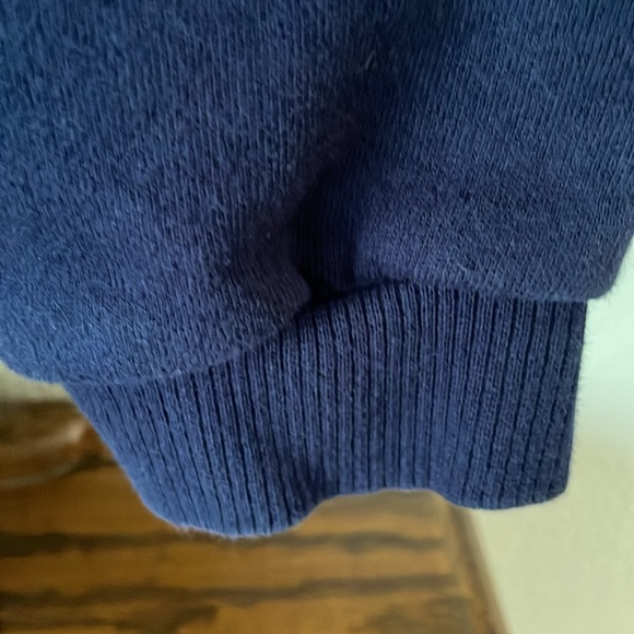 Cheetah Dark Blue Zip Up Hooded Sweatshirt - Women’s Large - Picture 6 of 9